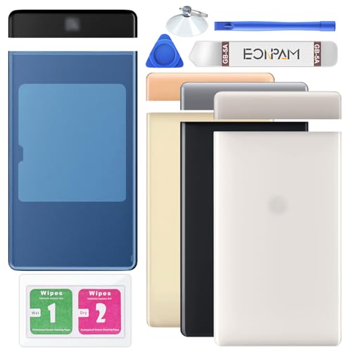 Vitre Arrière Google Pixel 6 Pro Blanc Couvercle Batterie Remplacement Verre avec Kit Outils