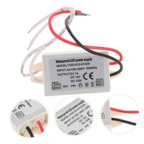 UKCOCO 5 Unidades Motorista De Led Cc Driver De Led De Corrente Constante Plugue Led Adaptador Led P