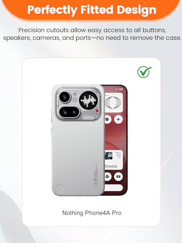 Coque Nothing Phone (4a) Pro transparente antichoc en TPU bleu clair avec lanière