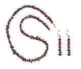 Collier : 45,7 cm, boucles d'oreilles : 5,1 cm