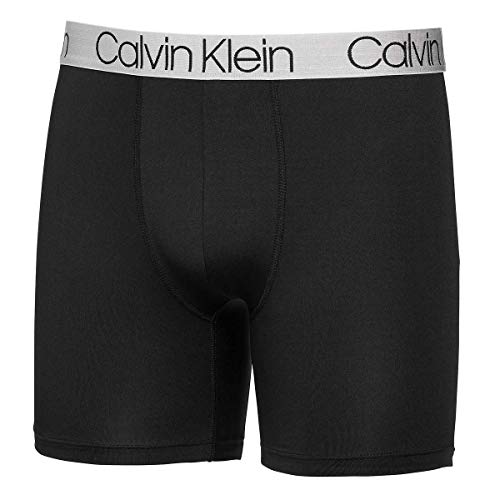 Calvin Klein Mens 3 Pack Chromatic Microfiber Boxer Briefs (Blue/Green/Black, Medium)4