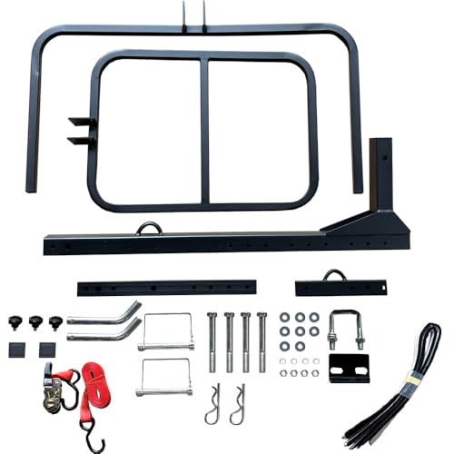 RV Hitch Mount Kayak Rack – Vertical Kayak Carrier for Up to 12’ Kayaks – 2” Hitch Receiver...