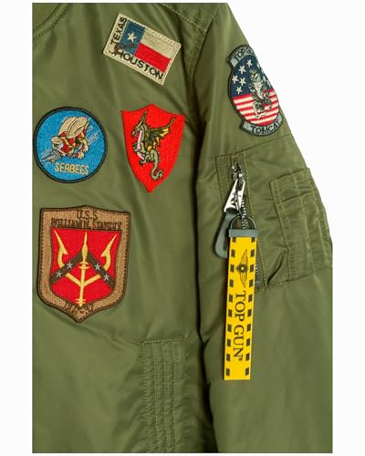 TOP GUN Official Miss MA-1 Bomber Jacket with Patches4