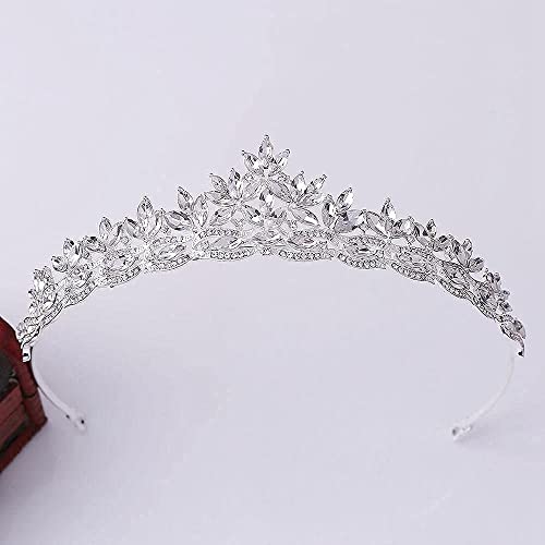 Corona de reina ligera que no daña el peinado de novia durante la fiesta