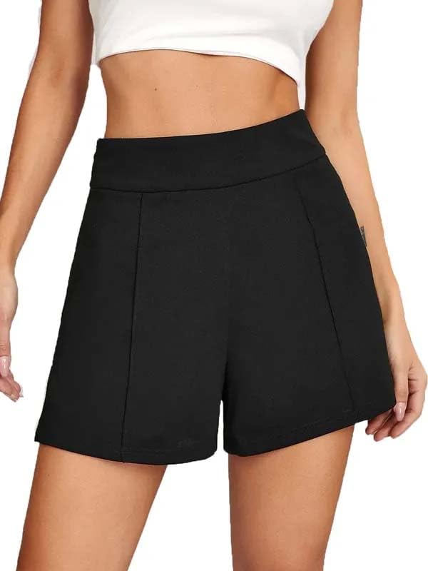 Short décontracté à taille haute sublimant la silhouette en XL