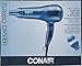 Conair 1875 Watt Translucent Turbo Hair Dryer, Blue