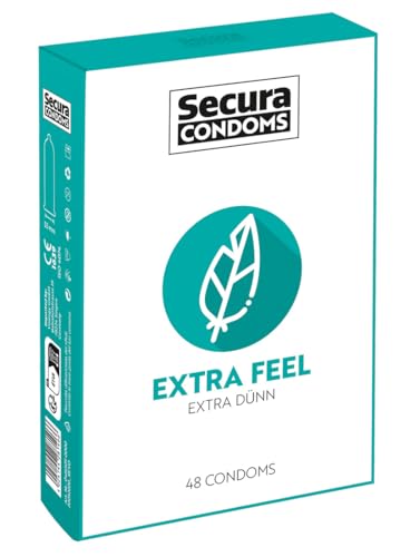 Préservatifs Secura Extra Feel transparents de 18 cm pour une sensibilité maximale