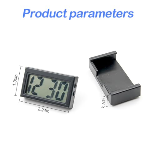 Snapklik.com : Osilly Mini Digital Clock For Car Dashboard, Battery ...