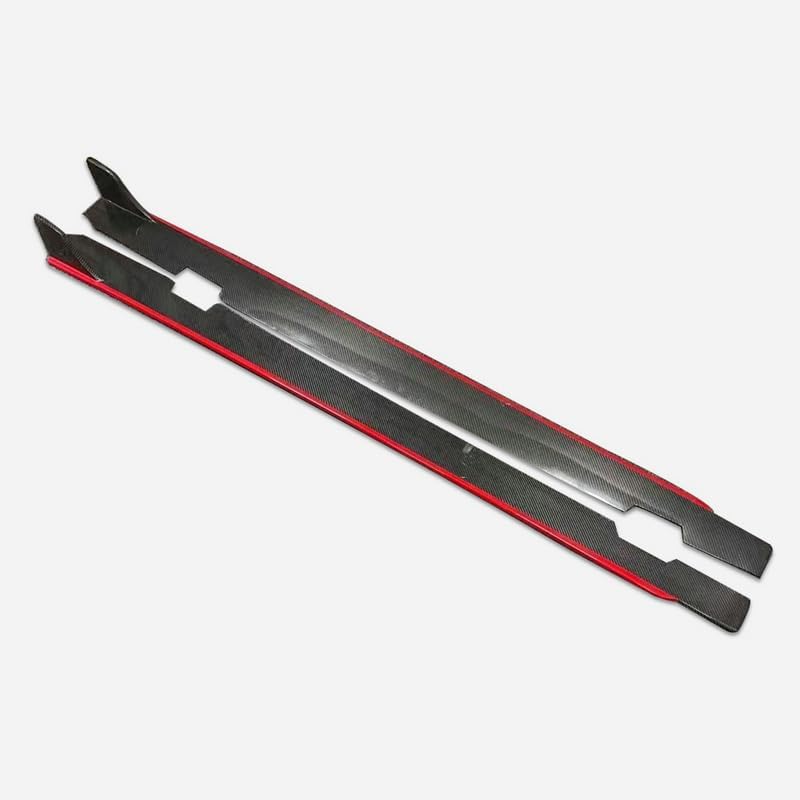 for Mini Coooper F56 JCW GM Type Carbon Fiber Side Skirt Pair Body Kit
