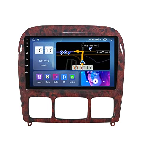 Autoradio Android 12 tactile 9 pouces avec Bluetooth pour Mercedes W220 - 2