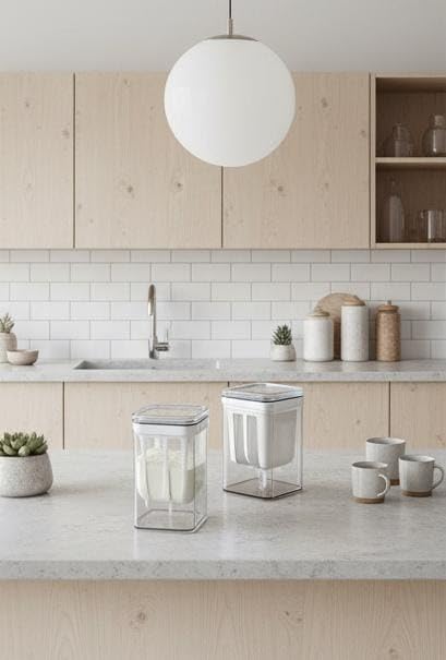 Deluxe Greek Yogurt Maker with Fine Mesh Curd Strainer and Storage Container, 1100ml-image-24