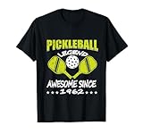 Photo Gallery pickleball legend awesome since 1962 retro 62th compleanno maglietta Photo Gallery pickleball legend awesome since 1962 retro 62th compleanno maglietta