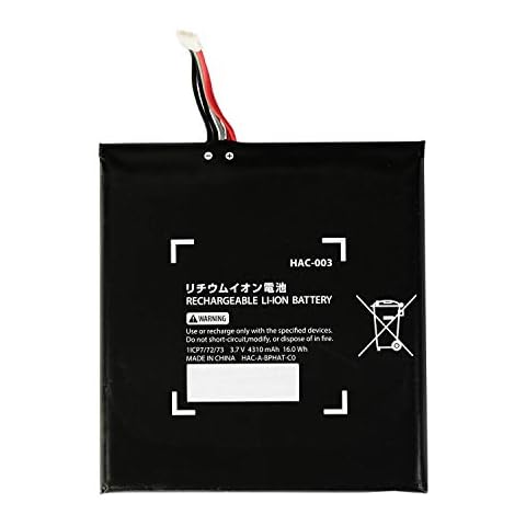 GDreamer High Capacity Battery Repalcement for Nintendo Switch Console Handhold HAC-003 (3.7V 4310mAH) Cover