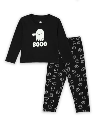 Image of The Mom Store Kids Cotton Night Suit for Boys and Girls | Soft Breathable Night Dress for Kids Boys and Girls | Printed Nightsuit Pajama Set | Comfortable All-Season Sleepwear for Daily Use