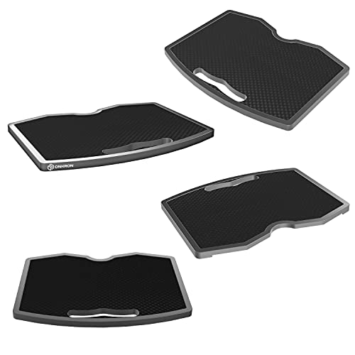 Onkron Equipment Tray For Mobile Tv Stand Tv Cart Ts1551/1552 Height Adjustable Shelf Black (Apt1551) #TOP1