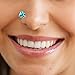 Shurhome 5Pcs Fashionable Nose Piercing Jewelry Set in Alloy L Shape and Hoop with Stylish CZ Daily Casual Wear Comfortable Nose Jewel