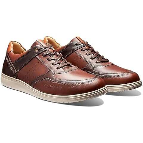 Samuel Hubbard Men's Featherlight Olema Casual Sneaker, Antique Brown Leather, 8 Cover