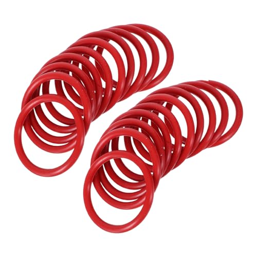 Kisangel Juntas de Silicona para Máquina de Café Espresso, 20 Piezas Rojas, Anillos de Sellado Compatibles con Modelos Eabi, Eam, Eca y Hd5720, Hd5730, Repuesto Resistente a Altas