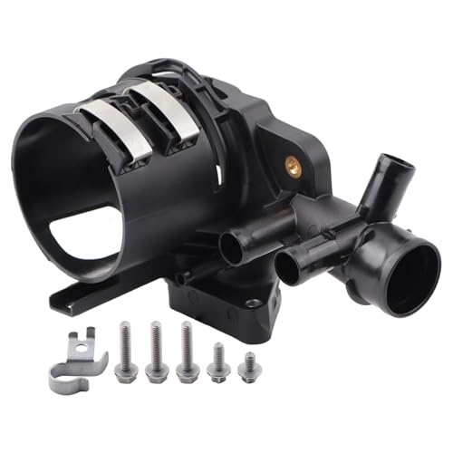 BONRYAN Water Outlet Fuel Filter Housing Compatible With Mercedes Sprinter W906 W907 Vito W447 Viano W639 E-Class C-Class S-Class GLC GLE GLK ML 250 A6512003900 6512000456