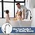 High Output Shower Filter - RainVista Shower Head Filter for Hard Water - Water Softener to Remove Chlorine and Fluoride - Universal Multi-Stage Shower Filter for Shower