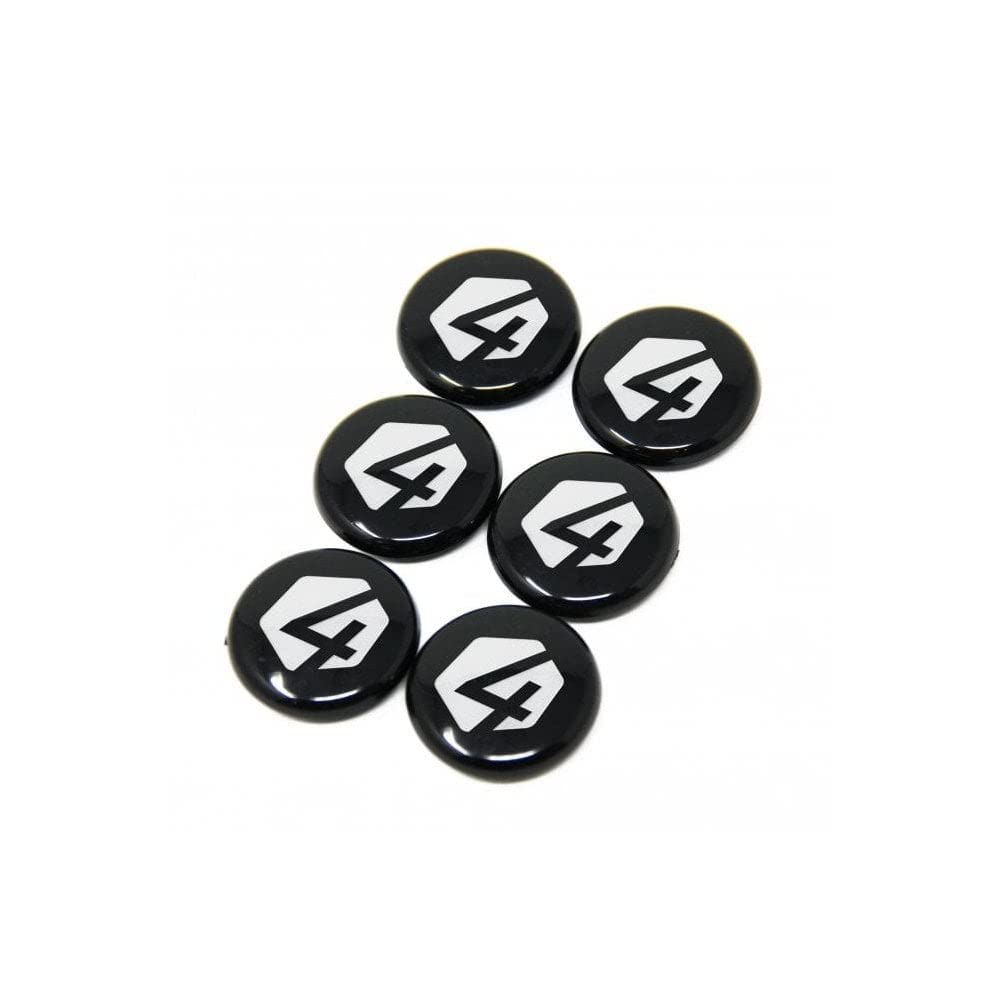 12 Mannets de Planification Hight Power Impressionnements pour Power pour Frige, Blanc, Bande Mémo - 40mm de diamètre x 11mm de Haut - 2 Packs de 6