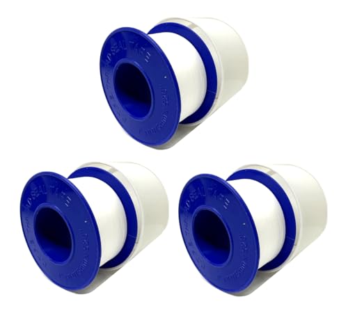 Cinta de sellado de rosca de teflón PTFE para reparar fugas en uniones y accesorios de tubería