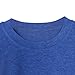 Cardigans for Women Trendy Fall Women's T-Shirts Soft Loose Fit Round Neck Base Layer Top for Winter Hoodies & Sweatshirts (Blue, L)