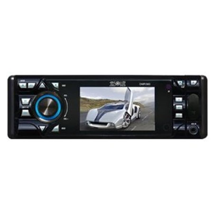 (未使用･未開封品)　Absolute DMR400 4-Inch In-Dash Receiver with DVD Player Flip Down Detachable Panel T feet Screen by Absolute tu1jdyt Absolute DMR-400 4-Inch In-Dash Receiver with DVD Player