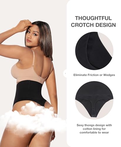 Lover-Beauty Tummy Control Thong Mid Waist Shapewear for Women Seamless Faja Body Shaper Low Belly Control Panties Underwear3