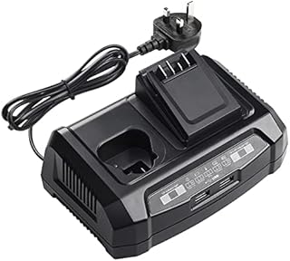 Hipoke Dual Port Li-ion Battery Charger Compatible with Bosch 18V Cordless Vacuum Cleaner,Power and Garden Tools Battery 2607337199,AL1830CV,AL1880CV, AL1810CV with 2 USB Phone Charging Port