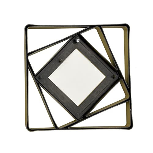 Gomaize Cute Wall Mirror With Geometric-Shaped Set Of 3 Mini Wall Hanging Mirror Boho Home Decor For Apartment Living Room，Bedroom&Bathroom Ideas （Gold） #TOP3