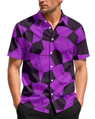 Image of 99TIMORO Funny Movie Mens Hawaiian Shirts Button Down Short Sleeve