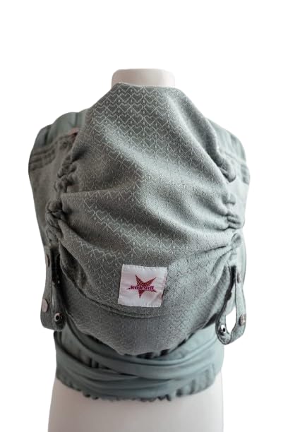 KOKADI Baby Carrier TaiTai Just Mint (One Size) - Ergonomic, Safe & Cuddly Soft, Handmade From 100% Organic Cotton - From Birth To 15 Kg, Perfect For Larger Parents And Babies - View #8