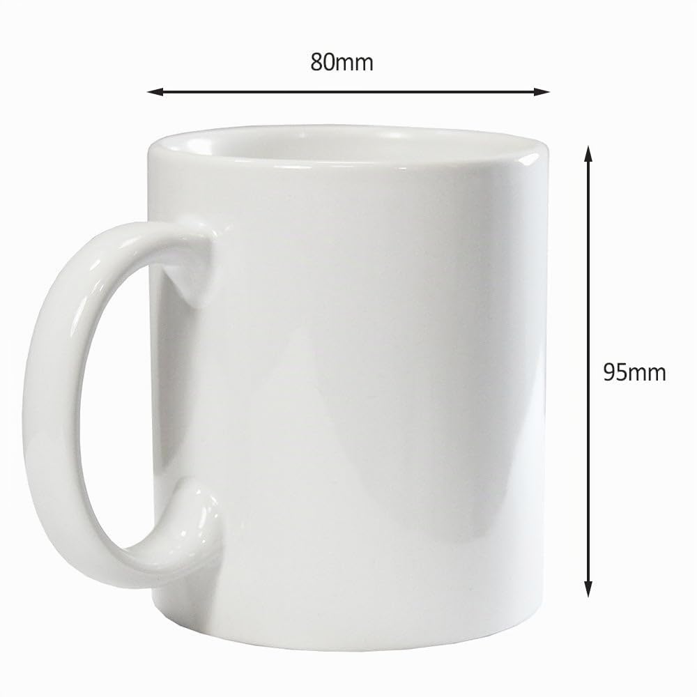 Sublimationstassen x 36 Stück, 325ml Tasse, Heißpressdruck, Sublimation 11oz Becher Weiß, Henkel, Polymer Beschichtung, Keramik AAA Qualität, Geschenkboxen, Spülmaschinenfest, Mikrowellengeeignet