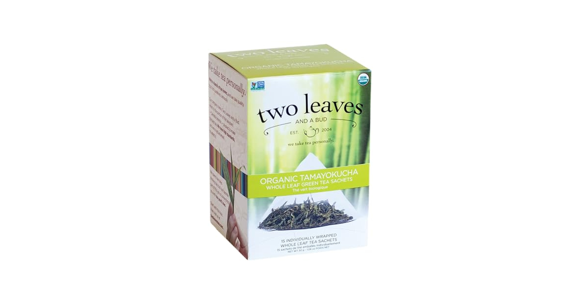 Amazon.com : Two Leaves and a Bud Organic Tamayokucha Tea