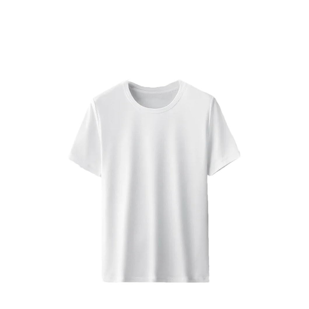 Męskie T-shirty Męskie Bawełniane Koszulki Z Krótkim Rękawem Okrągły Dekolt Męskie Koszulki