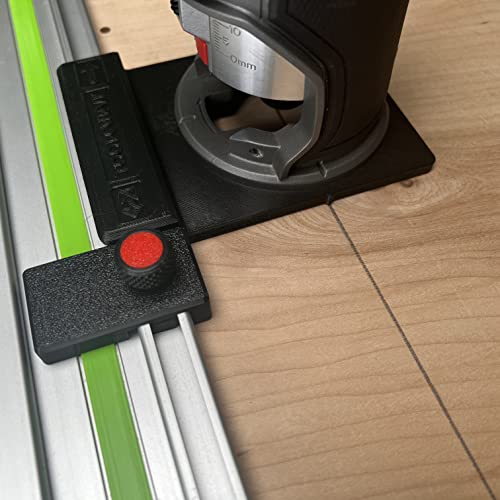 ToolCurve Guide Rail Adapter Compatible with Milwaukee Router - Made in USA