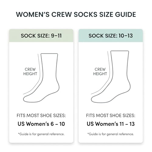 Image of Tipi Toe Women's 6-Pack Funky Crew Socks | Colorful Fun Patterned Novelty Dress Socks, Sizes 9-13