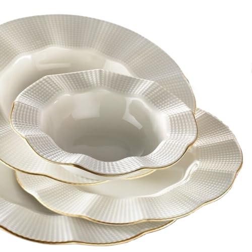 Vajilla de 24 Piezas de Porcelana para 6 Personas