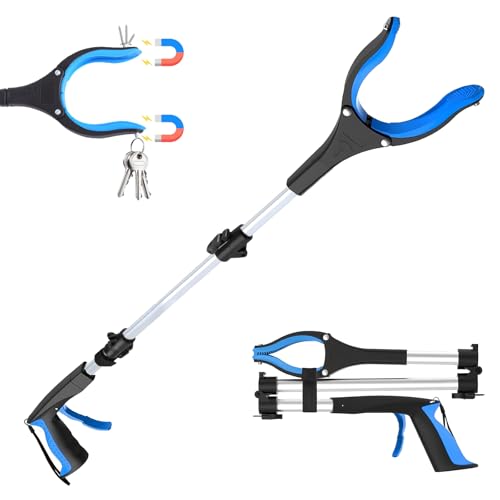 Recolector de arena de 91 cm con pinza antideslizante para discapacitados