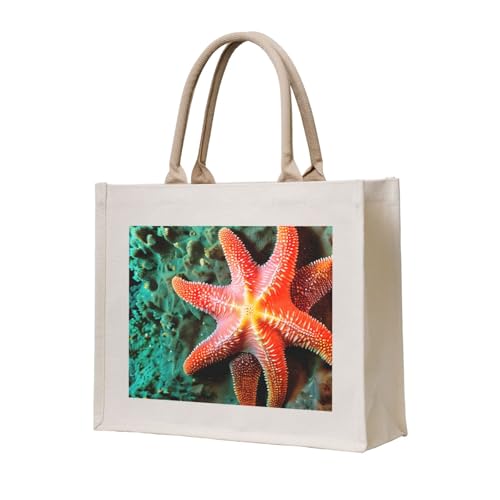 Cadeau pour femme : sac de voyage en toile personnalisé motif marin