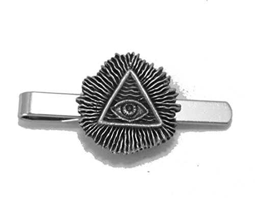 Pinza de corbata Illuminati que ve todo para destacar en bodas y reuniones de negocios