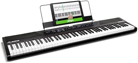 Alesis Recital - 88 Key Digital Piano Keyboard with Semi-Weighted...