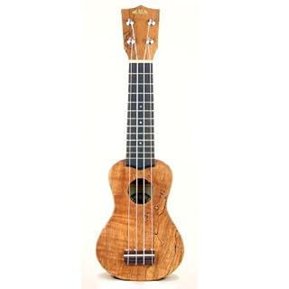 Kala KA-PU-SSFM Ukulélé de poche en épicéa massif/érable flammé - Les Beatles, Paul McCartney, John Lennon, RIngo Starr, George Harrison