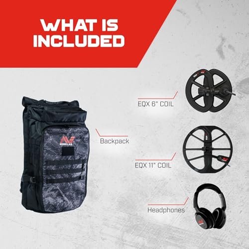 Image of MINELAB Equinox 900 Bundle, Includes Metal Detector and Backpack