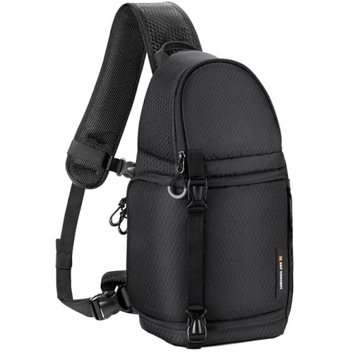 K&F CONCEPT Bolsa para Cámara Sling Camera Bolsa Bandolera