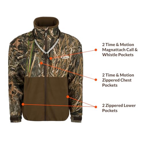 Image of Drake Waterfowl Men's Mst G-flex Eqwader Full Zip Jacket