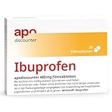 Ibuprofen 400 mg Schmerztabletten von apodiscounter 20 stk