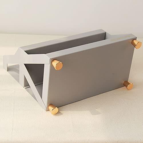 Caja para cosméticos, Estante de almacenamiento de cosméticos de hierro | Organizador de escritorio de hierro de doble capa: for almacenamiento de maquillaje y perfumes