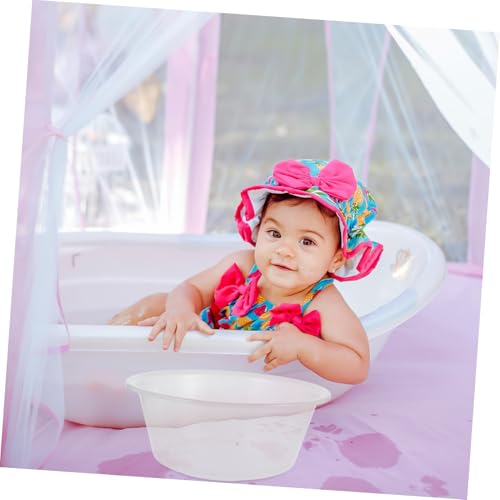 Bañera grande para remojo de pies de plástico resistente miniatura 6